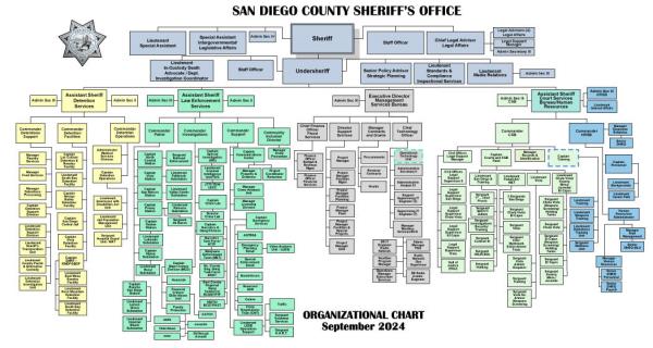 SDSO Org Chart 2024