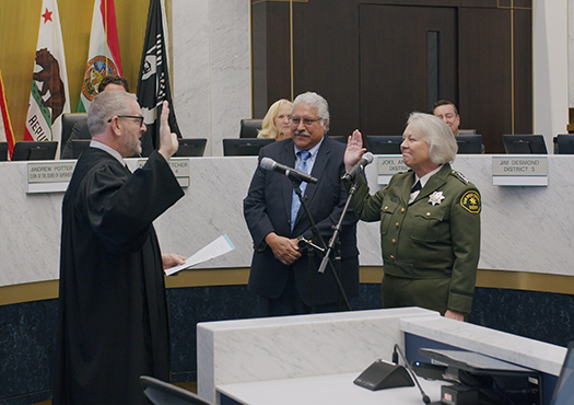 Sheriff Martinez Swearing In