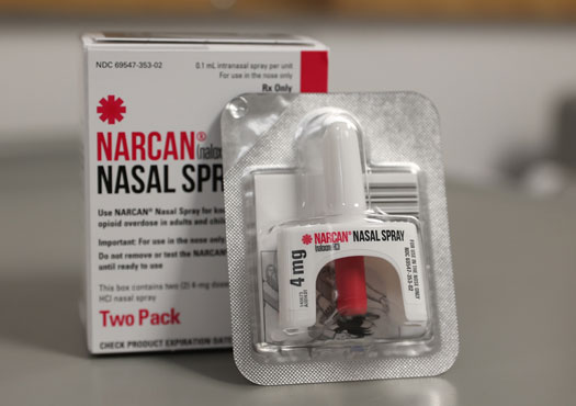 Naloxone box and product